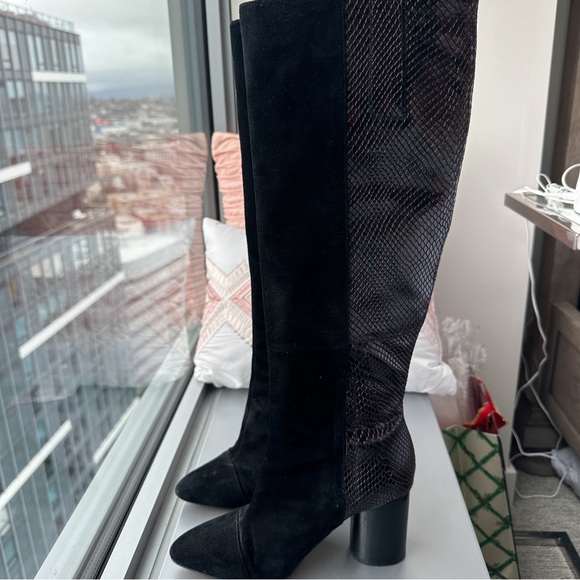 NINE WEST Cheyin Cylinder Heeled Boots - Picture 2 of 7
